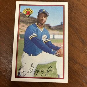 Bowman Ken Griffey Jr. Baseball Card - Blue & White